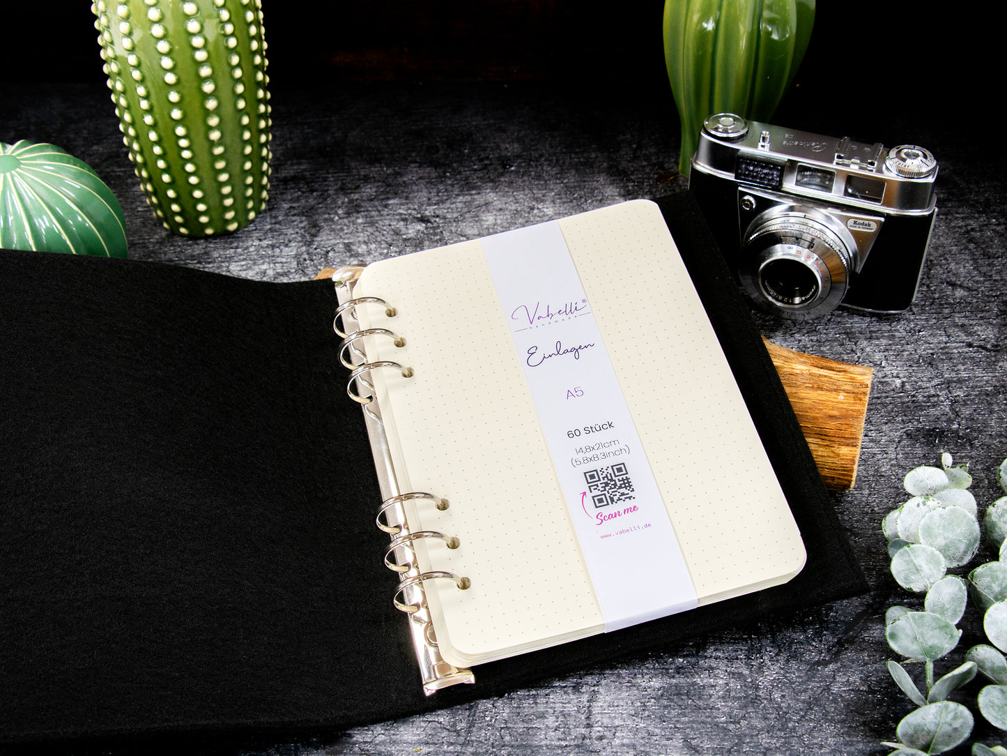 Ringbuch | Vintage Kunstleder