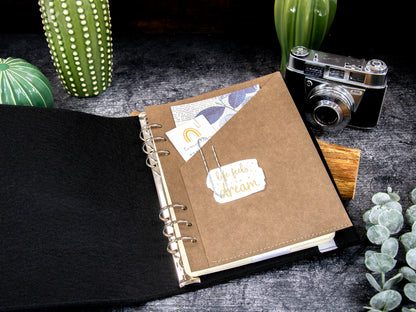 Ringbuch | Vintage Kunstleder