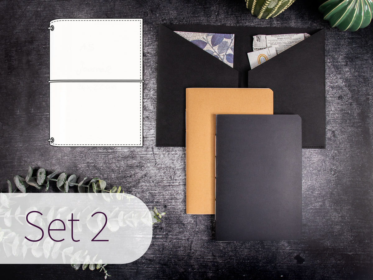 Travelers Notebook | Kork Silber