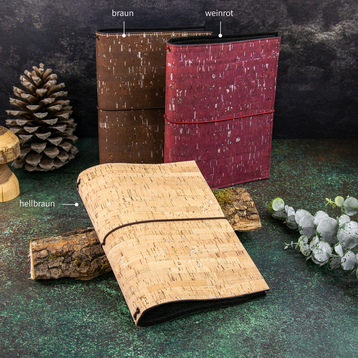 Travelers Notebook | Kork Silber