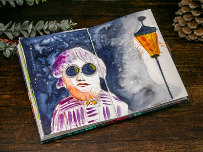 Watercolor Sketchbook | Clairefontaine Aquapad | pink | A5 | cold pressed