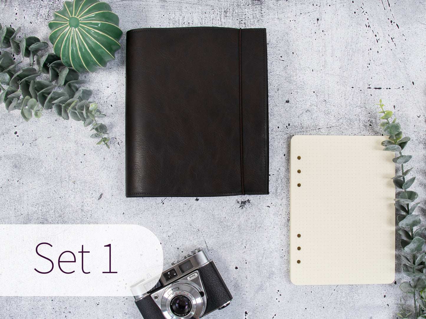 Ringbuch | Vintage Kunstleder