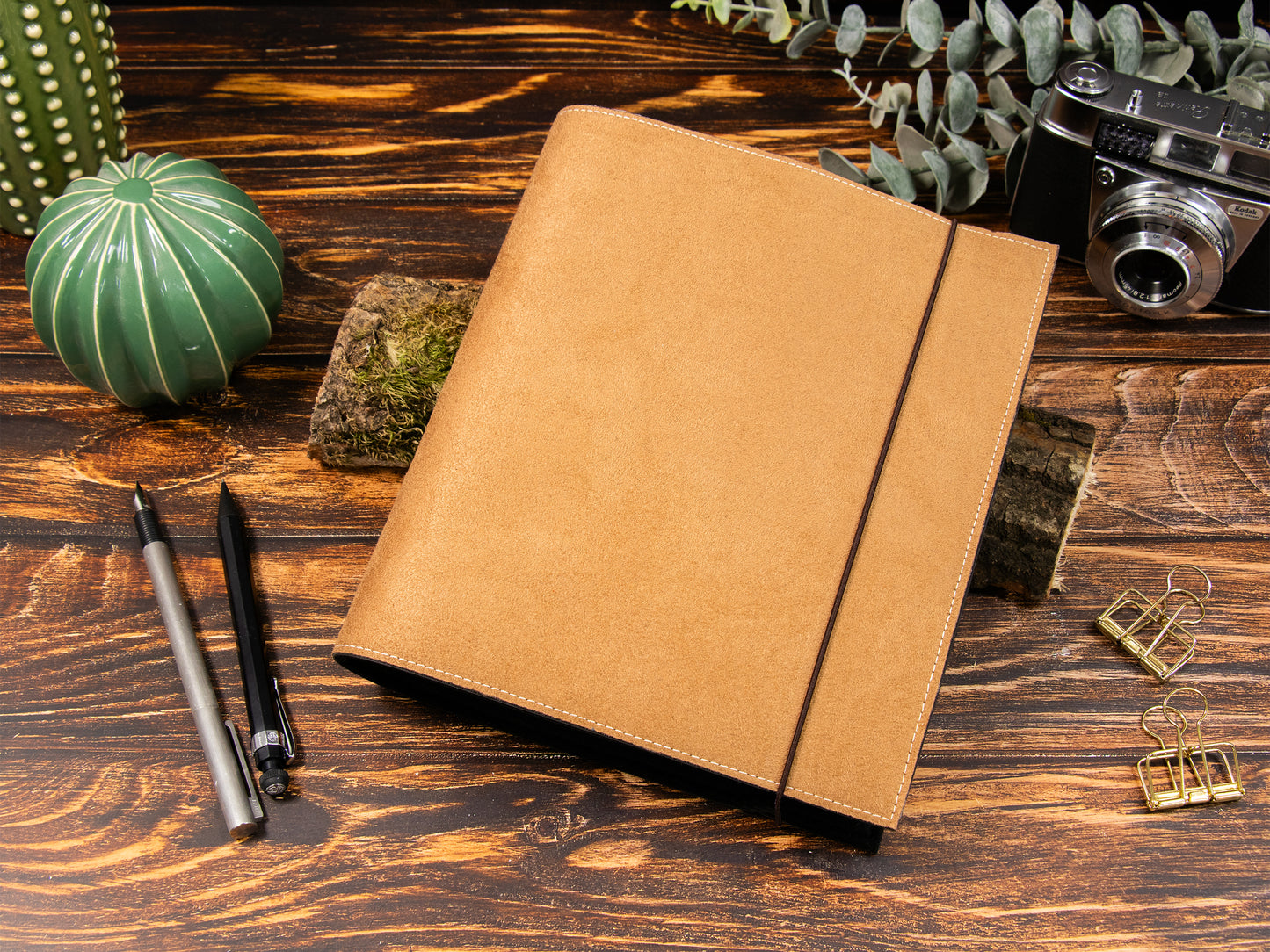 Ringbuch | Wildlederoptik