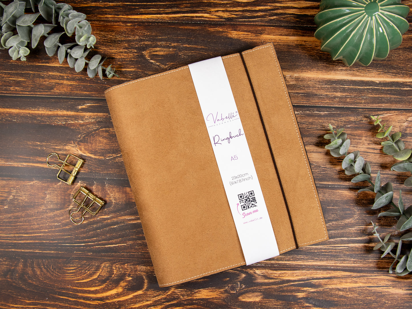 Ringbuch | Wildlederoptik
