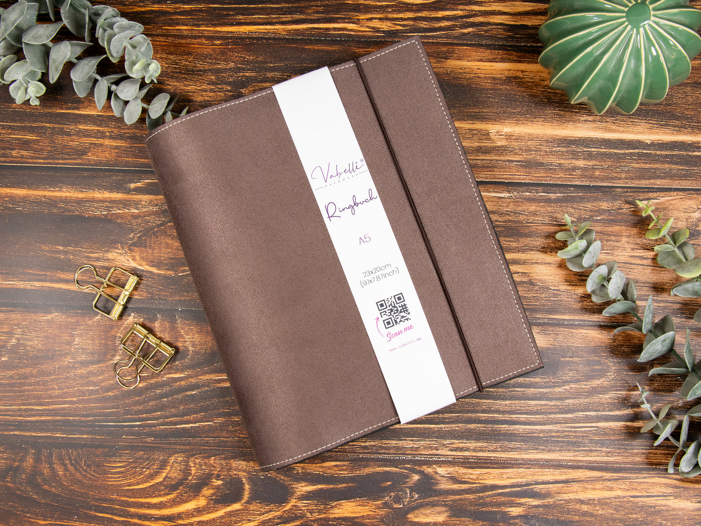 Ringbuch | Wildlederoptik