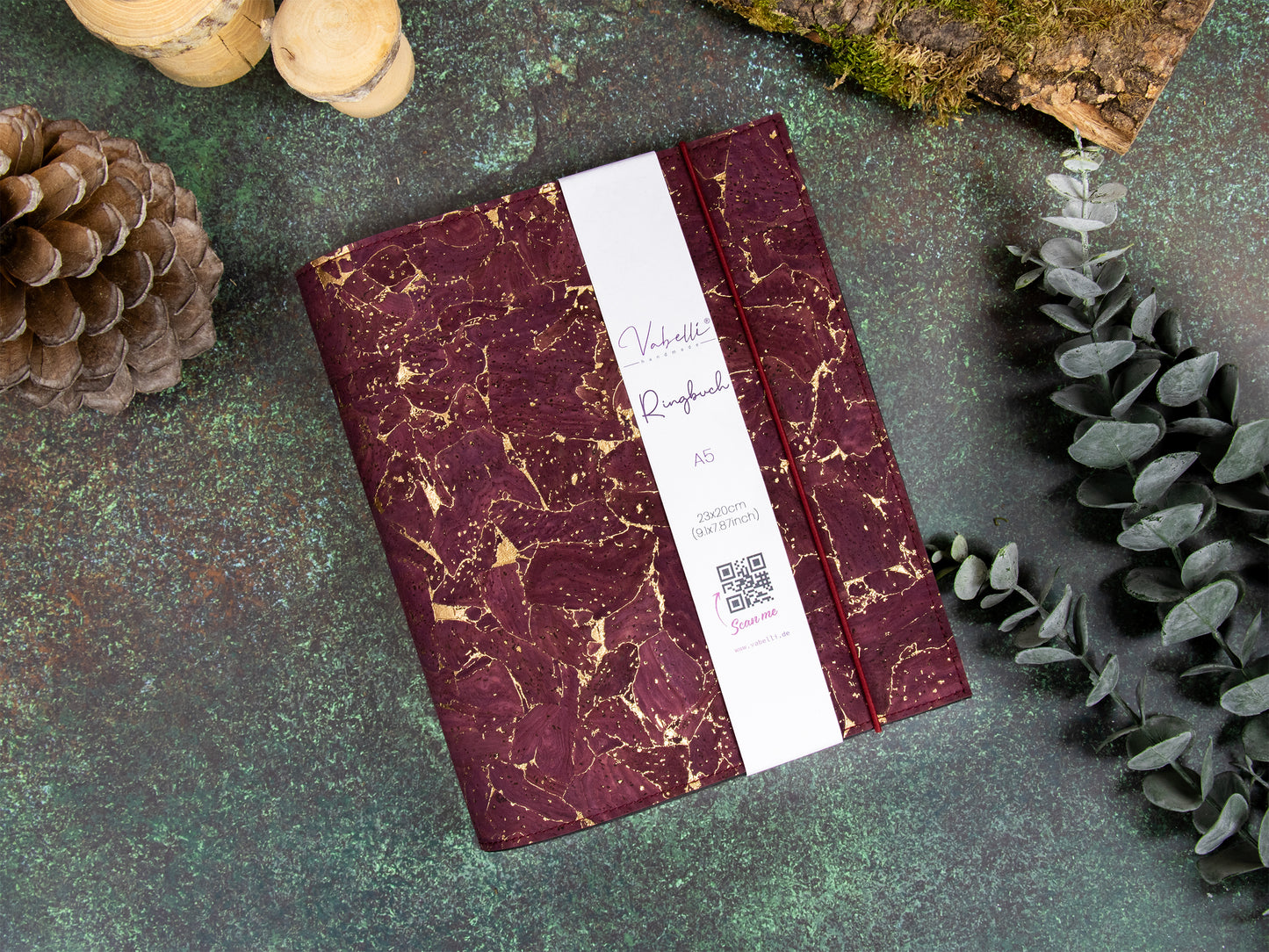 Ringbuch | Kork Metallic