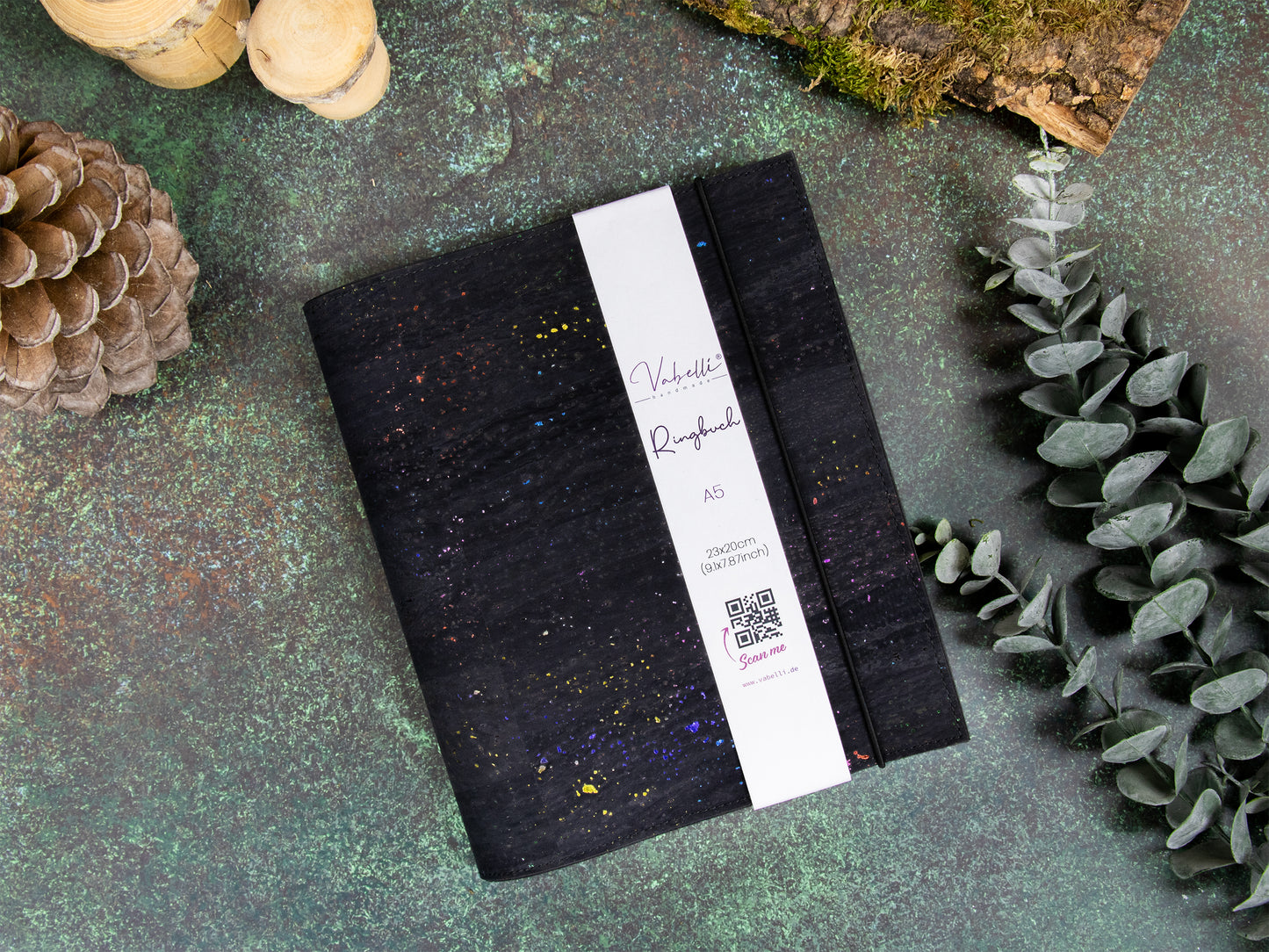 Ringbuch | Kork Metallic