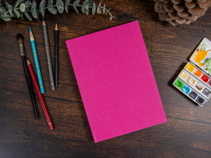 Watercolor Sketchbook | Clairefontaine Aquapad | pink | A5 | cold pressed