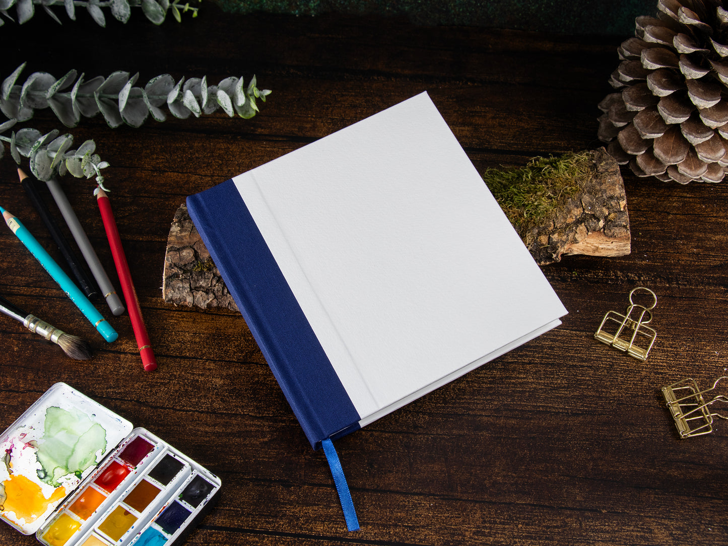 Watercolor Sketchbook | Hahnemühle 100% Cotton | ca. 16 x 16cm | Cover aus Aquarellpapier