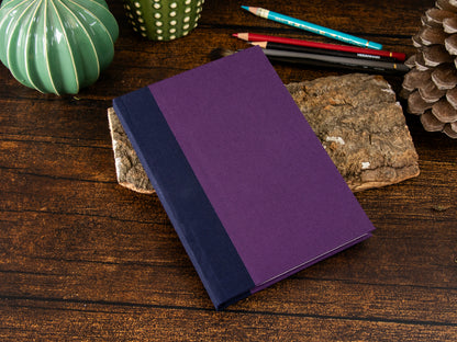 Watercolor Sketchbook | lila/indigo | ca. 12 x 18cm  | Hot Pressed | 50% cotton | 300gsm | Fabriano Nr. 5