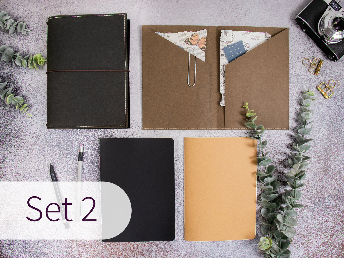 Travelers Notebook |  Waxed Canvas