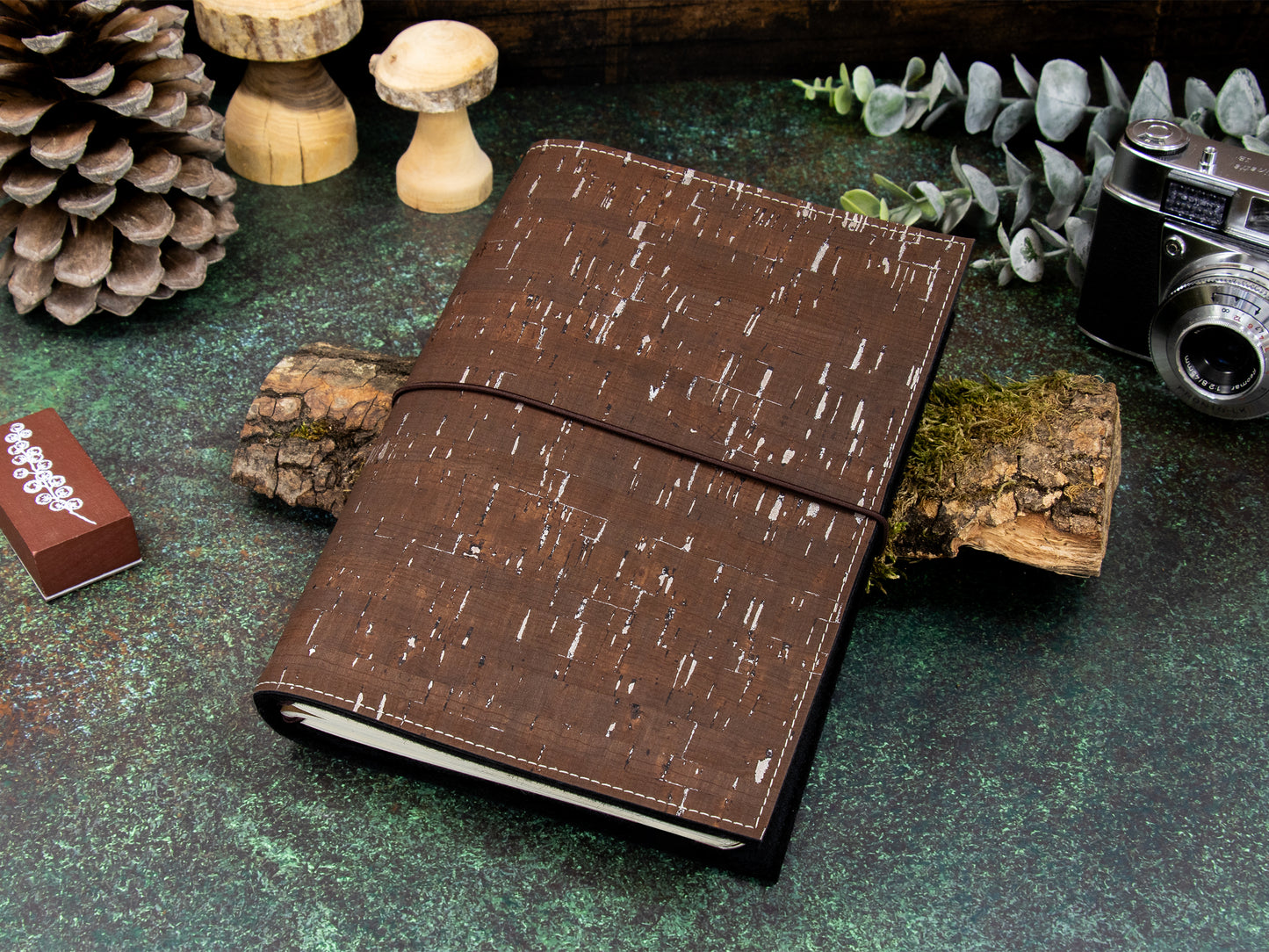 Travelers Notebook |  Kork Metallic