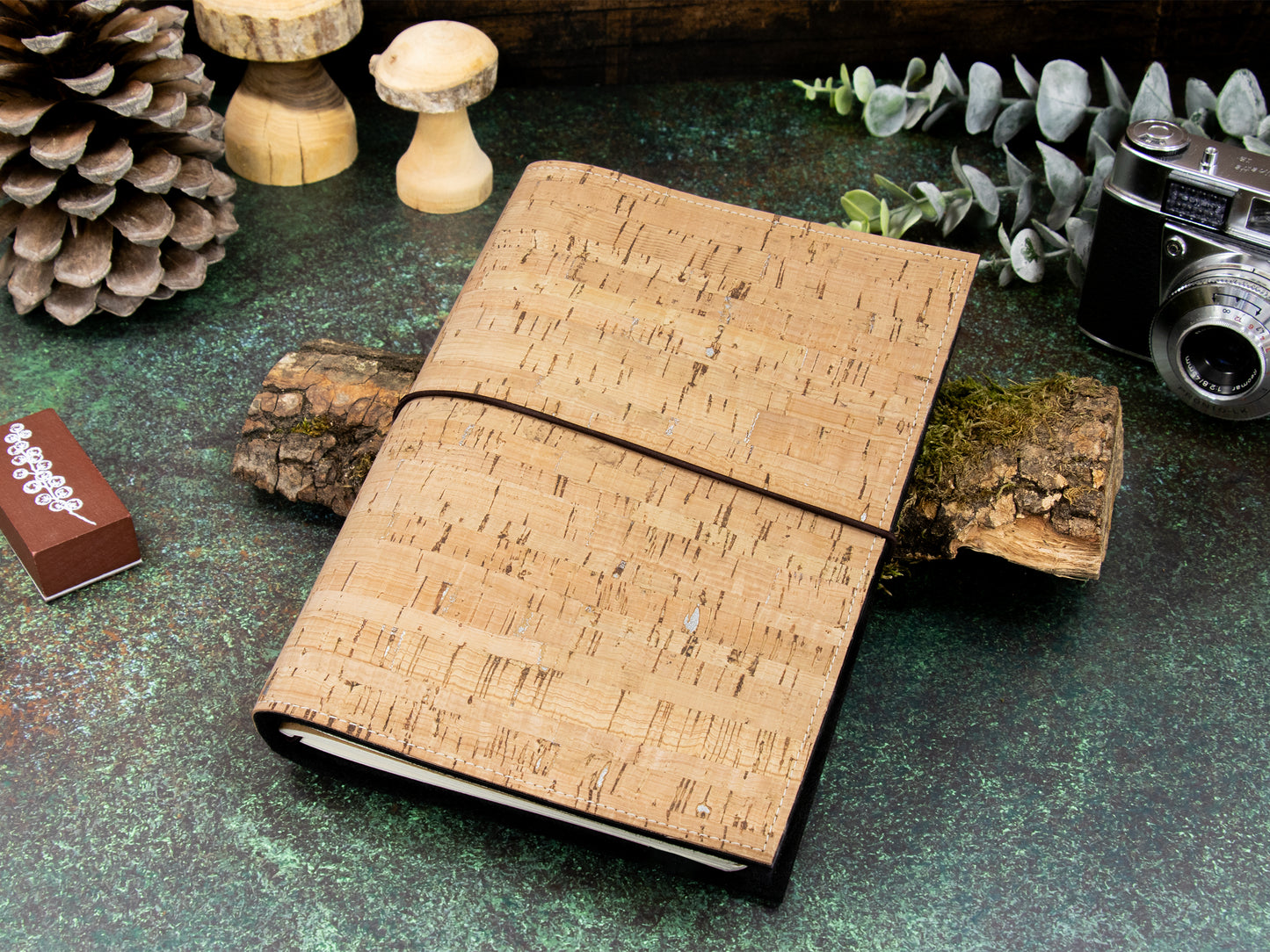 Travelers Notebook |  Kork Metallic