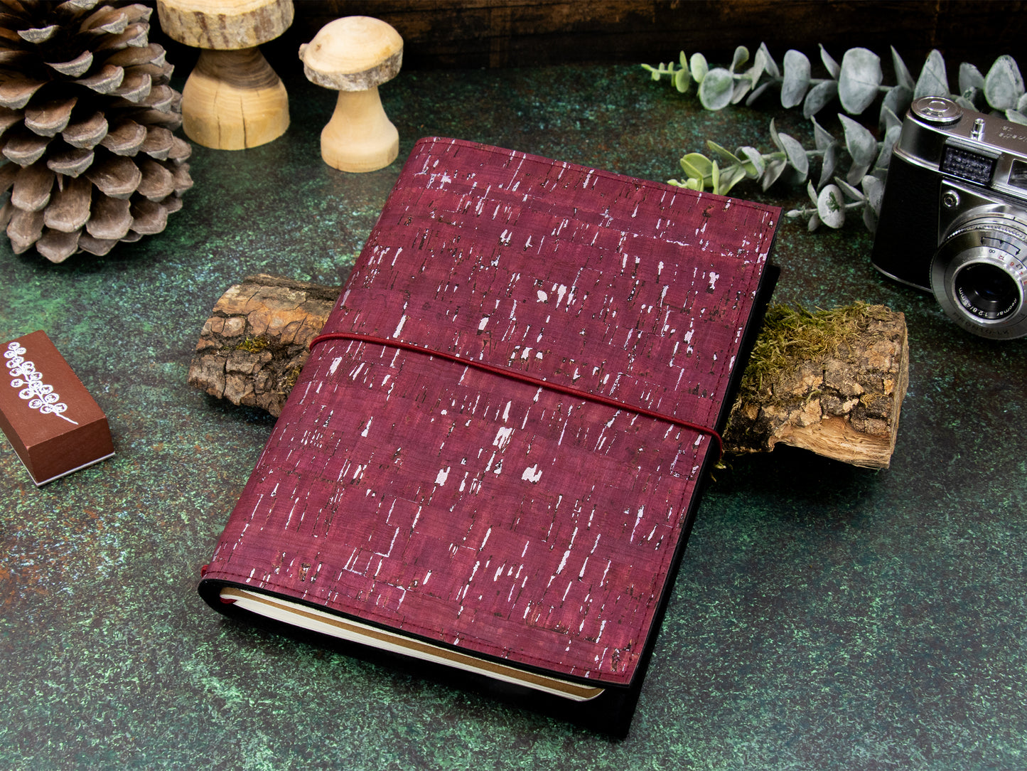 Travelers Notebook |  Kork Metallic