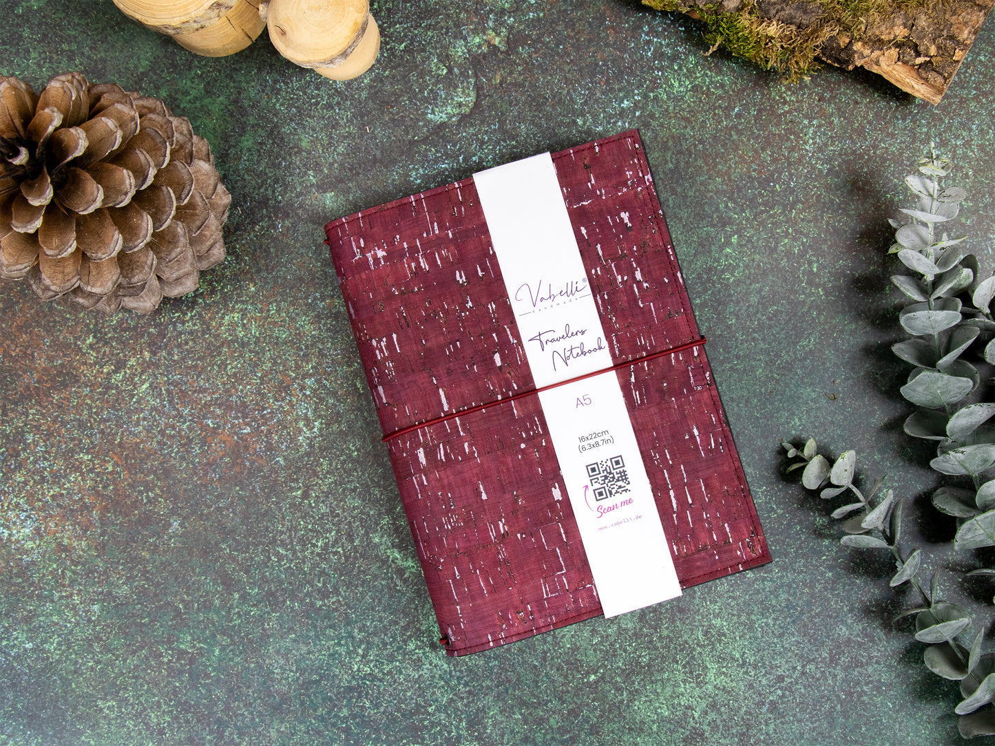 Travelers Notebook |  Kork Metallic