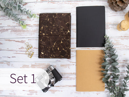 Travelers Notebook |  Kork Metallic