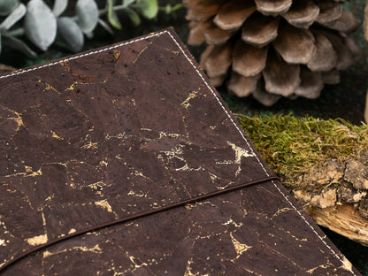 Travelers Notebook |  Kork Metallic