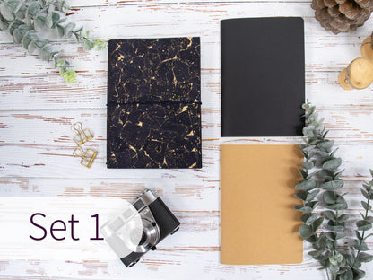 Travelers Notebook |  Kork Metallic