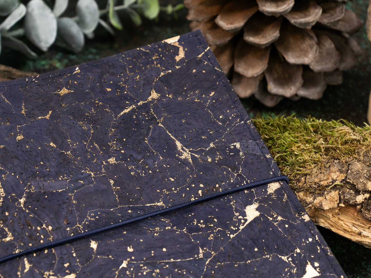 Travelers Notebook |  Kork Metallic