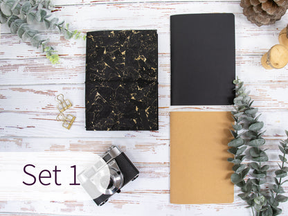 Travelers Notebook |  Kork Metallic