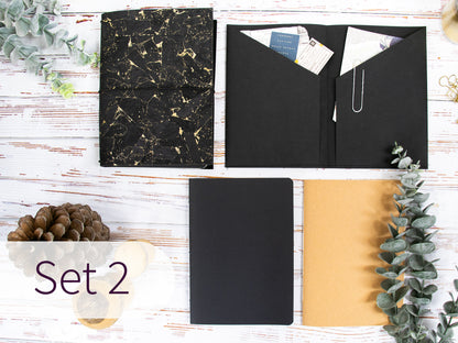 Travelers Notebook |  Kork Metallic