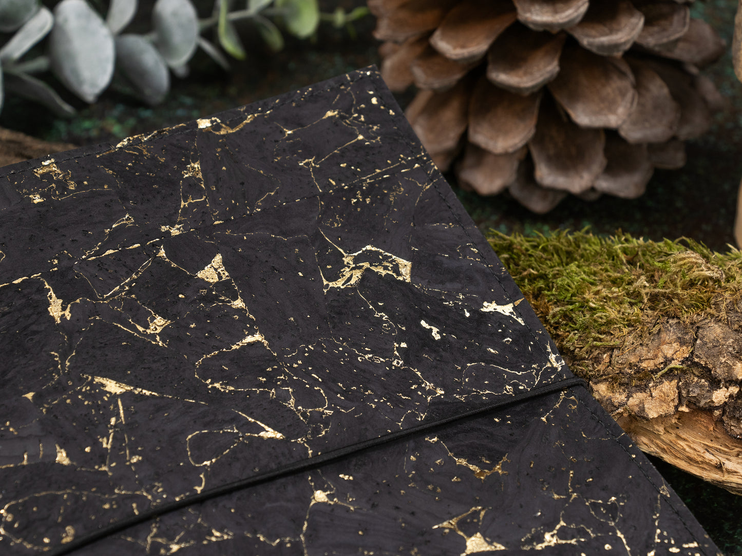 Travelers Notebook |  Kork Metallic