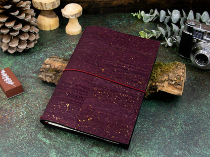Travelers Notebook |  Kork Metallic