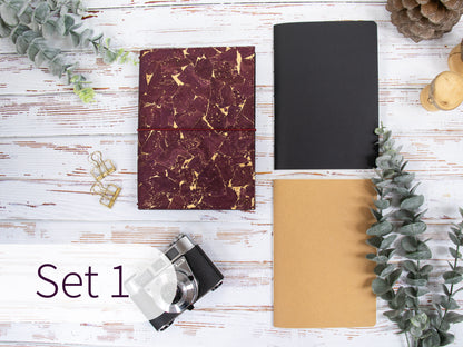 Travelers Notebook |  Kork Metallic