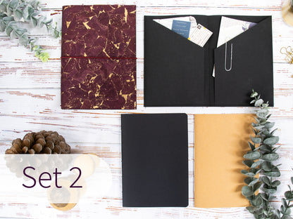 Travelers Notebook |  Kork Metallic