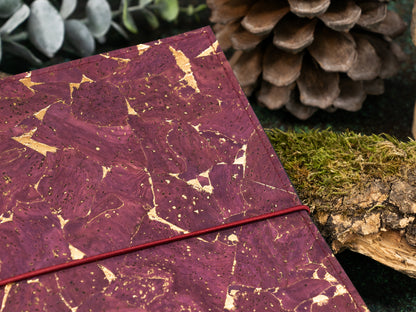 Travelers Notebook |  Kork Metallic