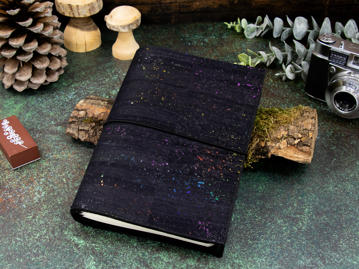 Travelers Notebook |  Kork Metallic