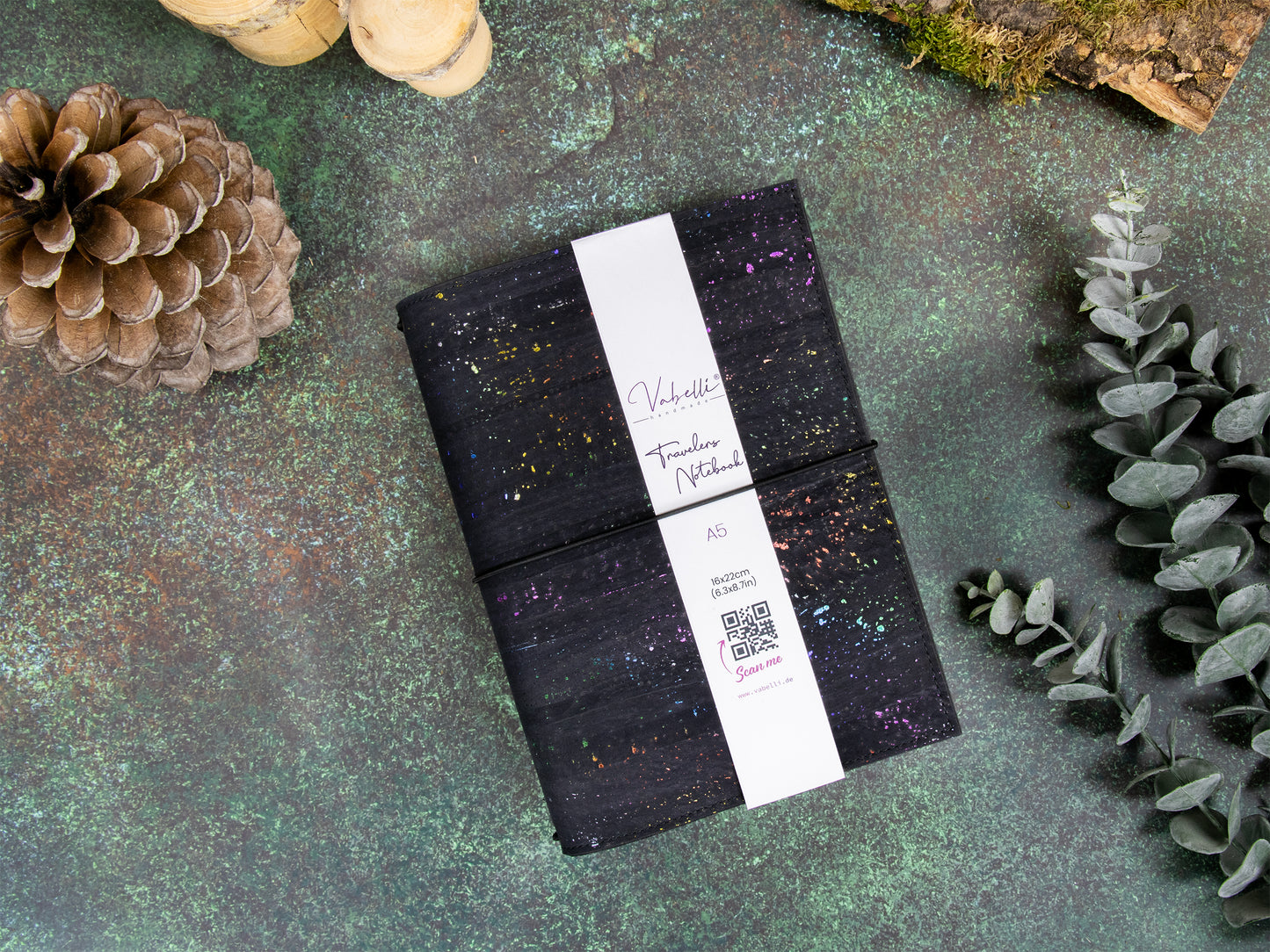 Travelers Notebook |  Kork Metallic