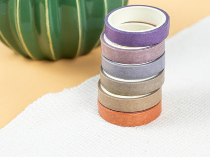 Washi Tape | orange, beige, lila
