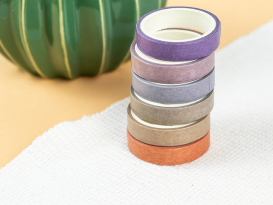 Washi Tape | orange, beige, lila
