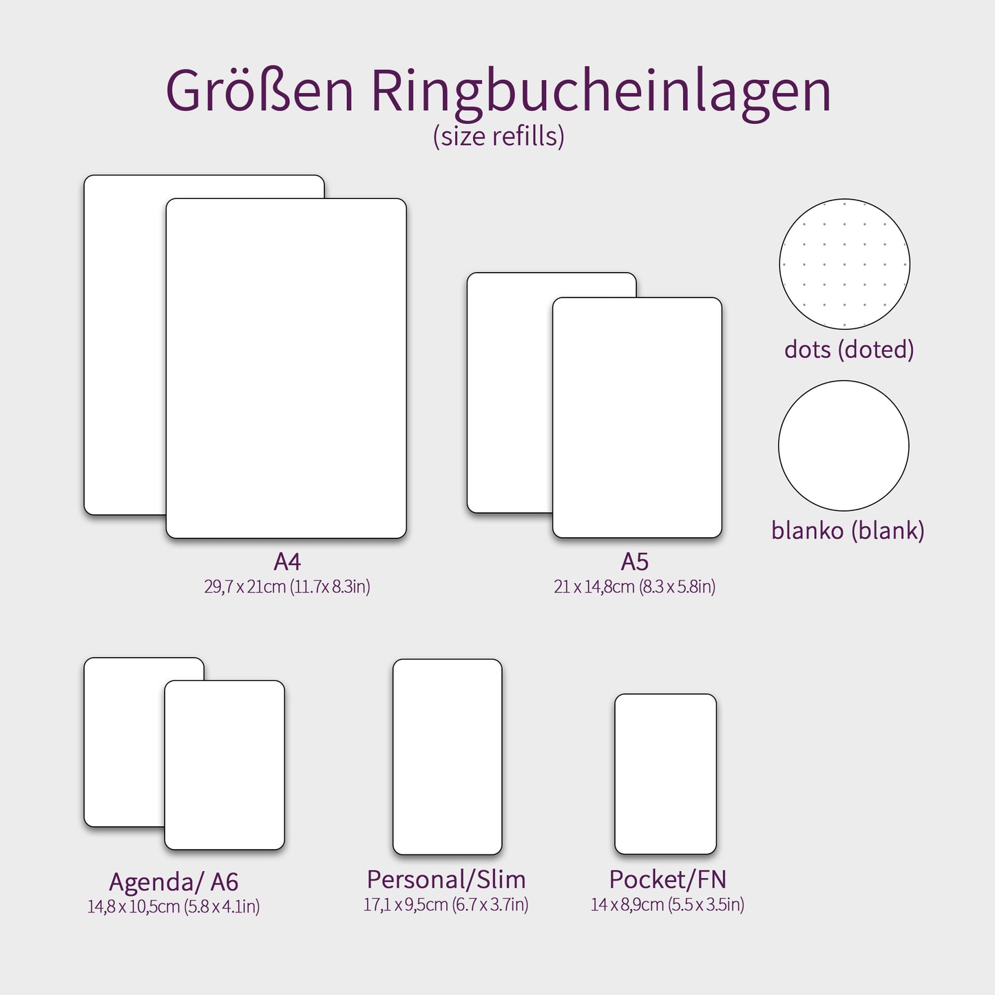 Ringbucheinlagen | ungelocht