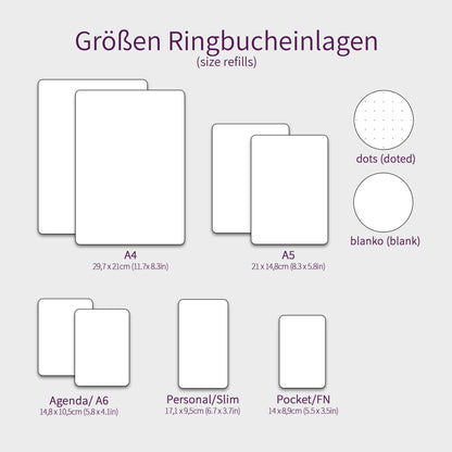 Ringbucheinlagen | ungelocht
