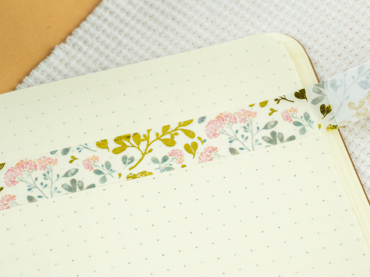 Washi Tape | rosa Blüten