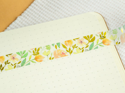 Washi Tape | orange Blüte
