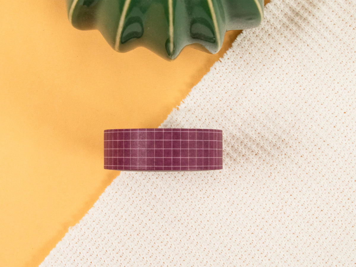 Washi Tape | grid violet
