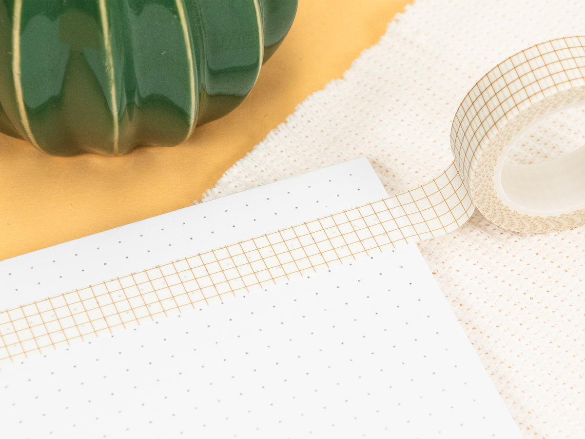 Washi Tape | white grid