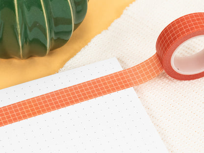 Washi Tape | grid orange