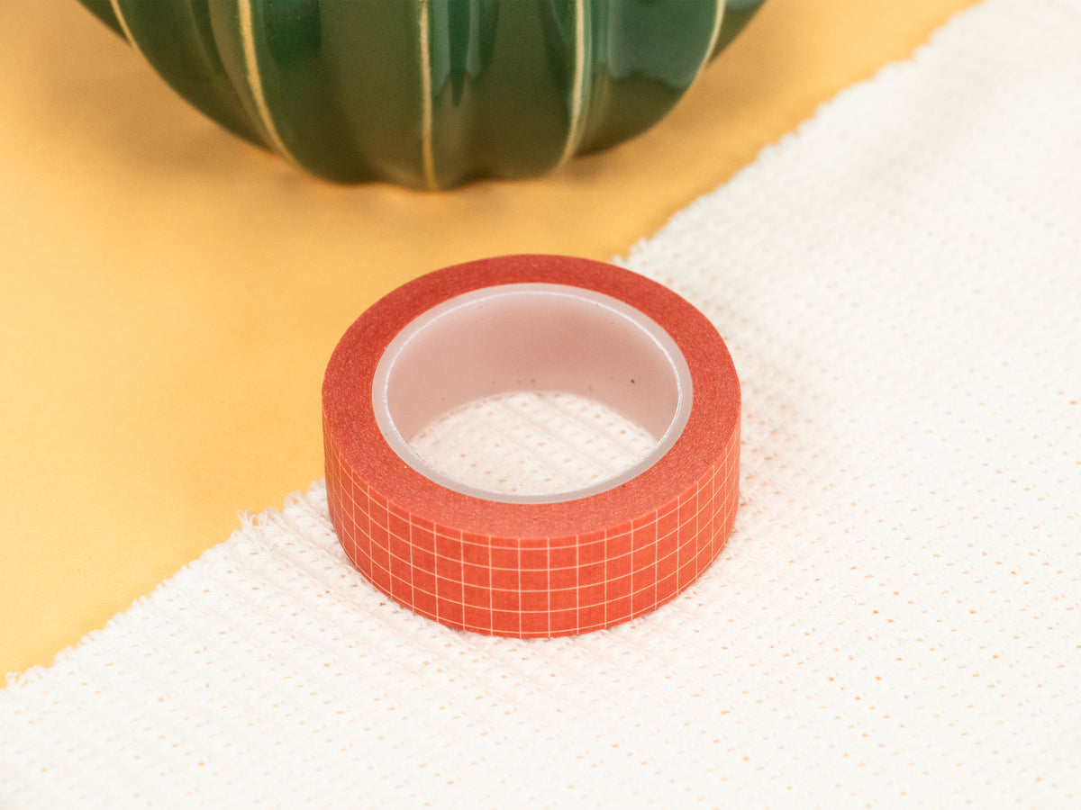 Washi Tape | grid orange