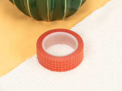 Washi Tape | grid orange