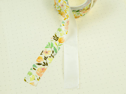 Washi Tape | orange Blüte